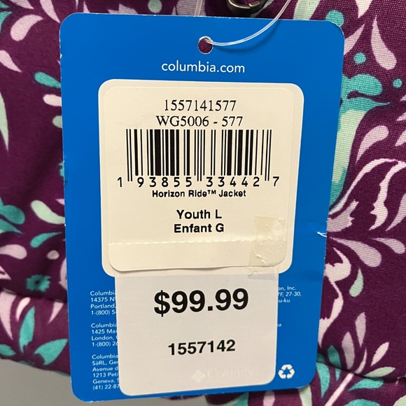 Columbia Horizon Ride Girls Winter Coat- New! - Picture 8 of 8